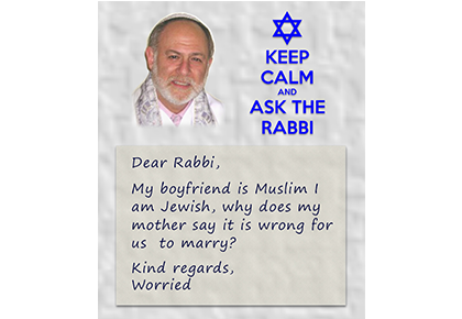 Keep calm and ask the Rabbi